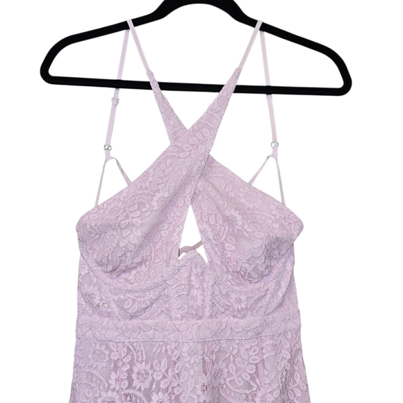 For Love And Lemons Carmela Mini Dress Purple NWT - Picture 7 of 16